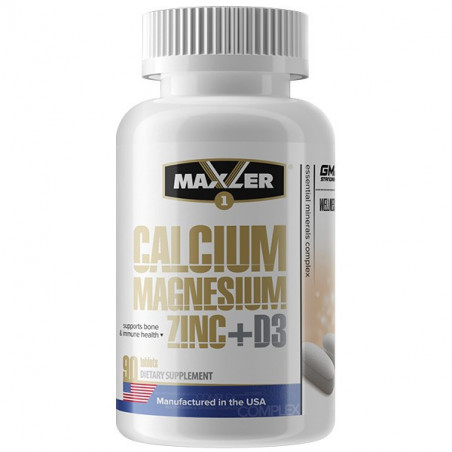 CALCIUM ZINC MAGNESIUM + D3 (90 таб)